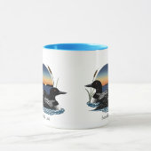 Butterfield Lake Loon Pair Tasse (Zentrum)