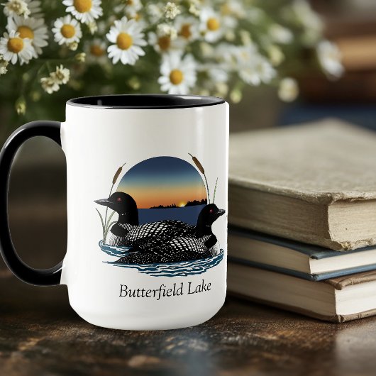 Butterfield Lake Loon Pair Tasse