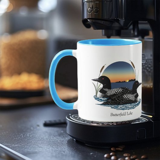 Butterfield Lake Loon Pair Tasse