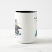 Butterfield Lake Loon Pair Tasse (Zentrum)