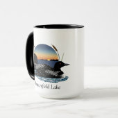 Butterfield Lake Loon Pair Tasse (Vorderseite Links)