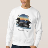 Butterfield Lake Loons Paar Sweatshirt (Vorderseite)