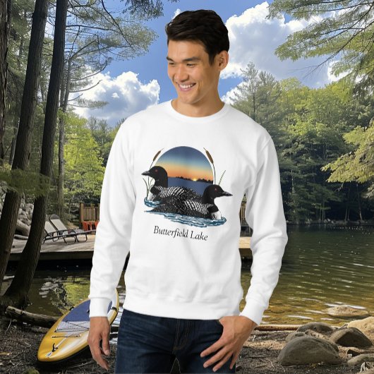 Butterfield Lake Loons Paar Sweatshirt