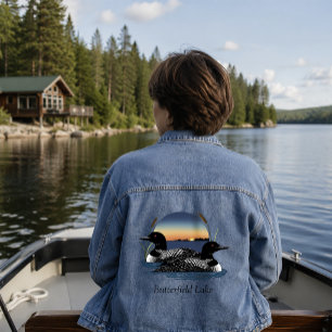 Butterfield Lake Tauchervogel-Paar Jeansjacke