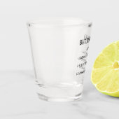 Butterfinger-Schussglas Schnapsglas (Links)