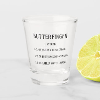 Butterfinger-Schussglas Schnapsglas