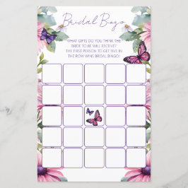 Butterfisch Brautparty Bingo-Spiel