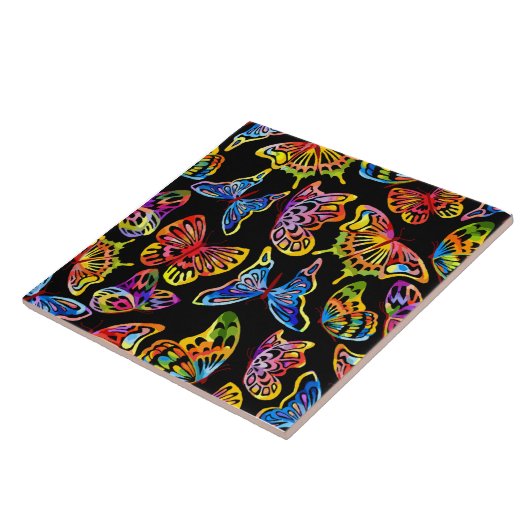 Butterfisch Keramik Tile Fliese (Seite)