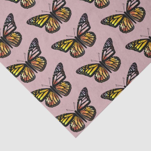 Butterfisch-Muster-Geschenk Seidenpapier (Ausschnitt)