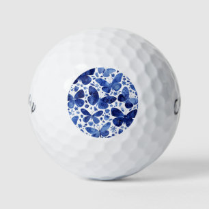 Butterfisch Watercolor Blue Golfball