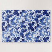 Butterfisch Watercolor Blue Puzzle (Horizontal)