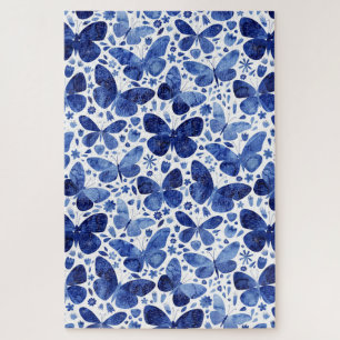 Butterfisch Watercolor Blue Puzzle