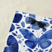 Butterfisch Watercolor Blue Strandtuch (Beispiel)