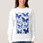 Butterfisch Watercolor Blue Sweatshirt (Vorderseite)