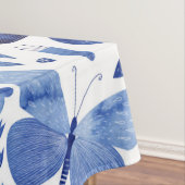Butterfisch Watercolor Blue Tischdecke (Beispiel)