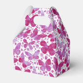 Butterfisch Watercolor Modern Boho Magenta Pink Geschenkschachtel (Rückseite)