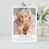 Butterfische Angels Foto Gedenkstätte Beileid Beer Dankeskarte (Stehend Vorderseite)