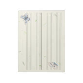 Butterfische Extra Wide Rule Kids Music Manuskript Notizblock (Rotiert)