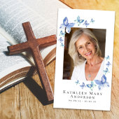 Butterfische Foto Beerdigung Gedenkkarte