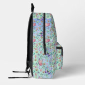 Butterfische Lineare Gradient Background Pattern Bedruckter Rucksack (Links)