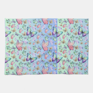 Butterfische Lineare Gradient Background Pattern Geschirrtuch