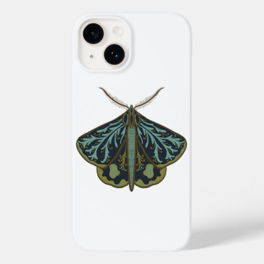 Butterfles/Moth Illustration iPhone 14 Fall Case-Mate iPhone Hülle (Rückseite)