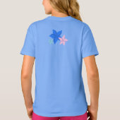 Butterflibiscus Hibiskus Butterfly Design T-Shirt (Rückseite)
