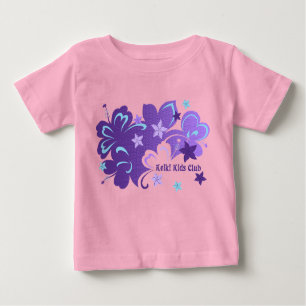 Butterflibiskus-Säugling-Strampler Baby T-shirt