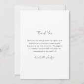 Butterfliegen Angels Collage Foto Dankeskarte (Rückseite)