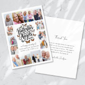 Butterfliegen Angels Collage Foto Dankeskarte