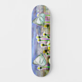 Butterfliegen Blume Springtime Sunshine Skateboard (Vorderseite)