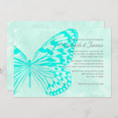 Butterfliegen Einladungen zur Hochzeit (Vorne/Hinten)