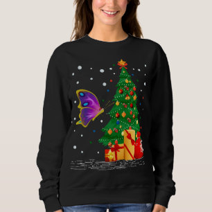 Butterfliegen Lover Geschenke Weihnachtsmannmütze  Sweatshirt
