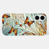 Butterfliegen Stain Glass Pattern Case-Mate iPhone Hülle (Rückseite (Horizontal))
