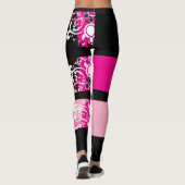 Butterfliegen-Streifen Leggings (Rückseite)