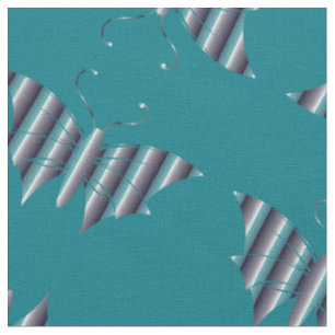 Butterfliegengewebe, buntes Haus, Textilien Stoff