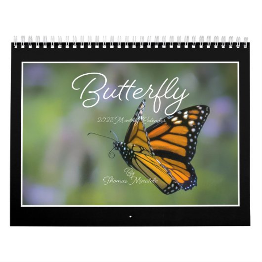 Butterflies 2023 Kalender von Tom Minutolo (Titelbild)
