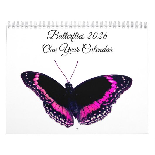 Butterflies 2026 One Year Calendar Kalender (Titelbild)