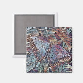 BUTTERFLIES ABSTRAKT MAGNET (Vorderseite/Rückseite)