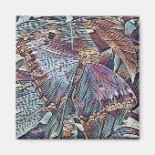 BUTTERFLIES ABSTRAKT MAGNET (Vorne)