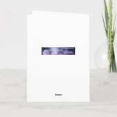 Butterflies and Flowers Blank Note Greeting Card Karte (Rückseite)