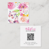 Butterflies and Lullabies Registry Begleitkarte (Vorne/Hinten)