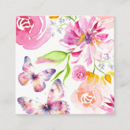 Butterflies and Lullabies Registry Begleitkarte