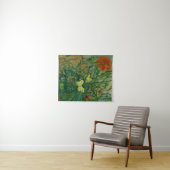Butterflies and Poppies, 1889 by Vincent van Gogh Wandteppich (Beispiel (Horizontal))