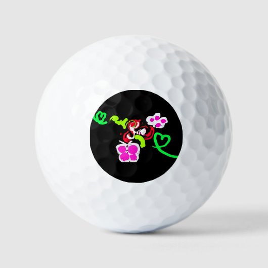 Butterflies and Roses valentine  Golfball (Vorderseite)
