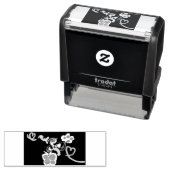 Butterflies and Roses valentine  Permastempel (Beispiel)