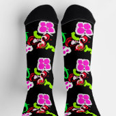 Butterflies and Roses valentine  Socken (Oben)