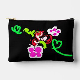 Butterflies and Roses valentine  Zubehörtasche