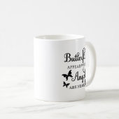 Butterflies Appear When Angels Are Near Kaffeetasse (VorderseiteRechts)
