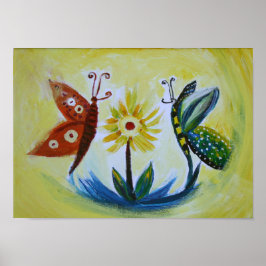 Butterflies Art Value Poster Paper (Matte)